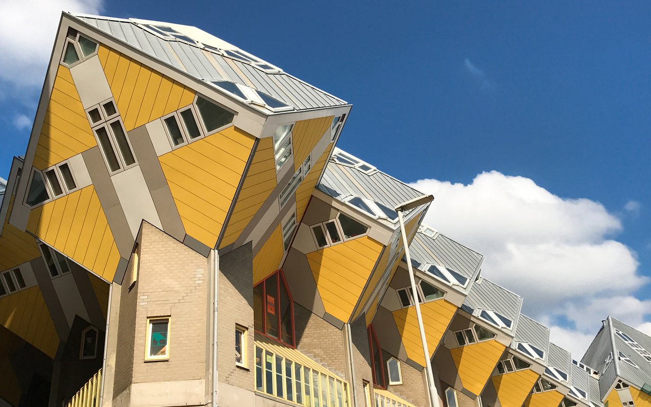 AWAYN IMAGE Fascinating Curious Cube Houses of Rotterdam