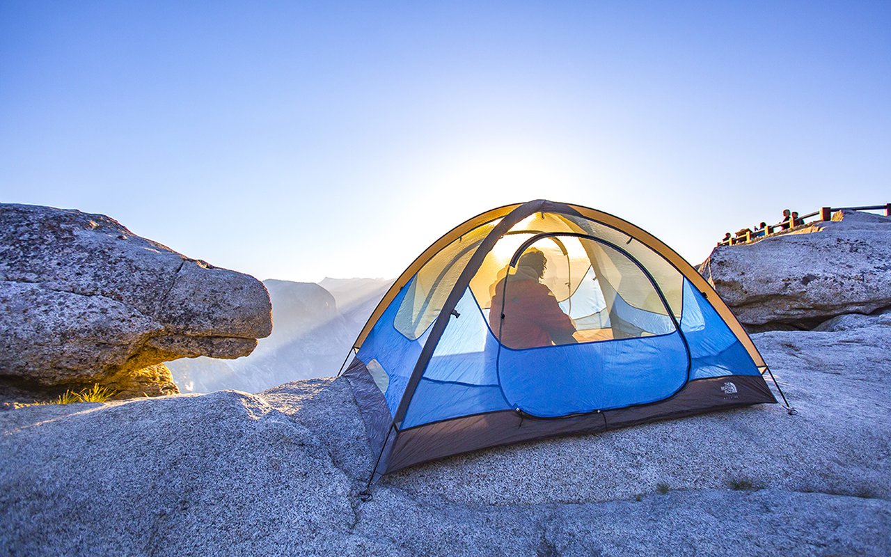 AWAYN IMAGE Camp. North Dome in Yosemite