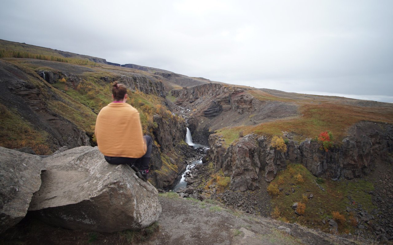 AWAYN IMAGE Hike to Hengifoss Waterfall