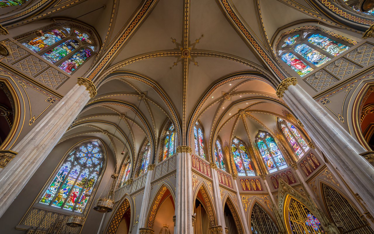 AWAYN IMAGE Visit the enchanting Cathedral of St Helena in Helena Montana