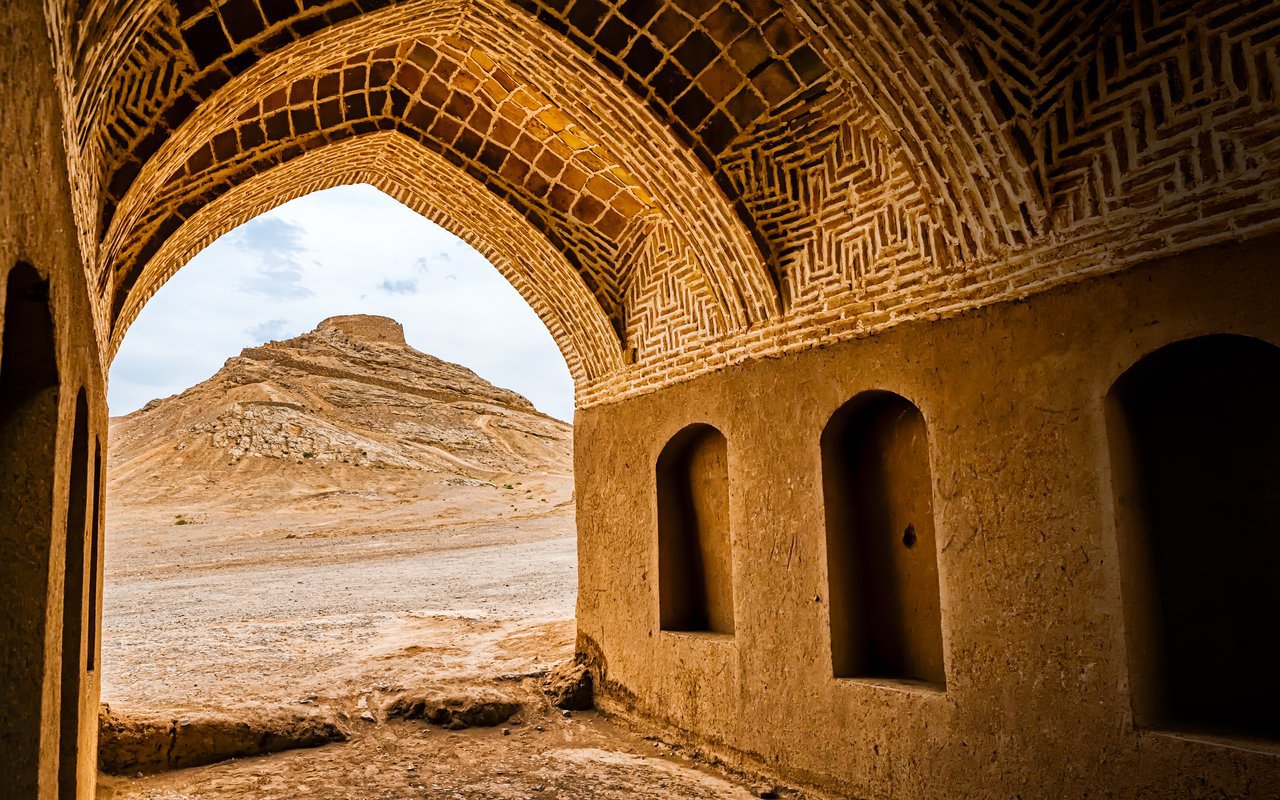 AWAYN IMAGE Zoroastrian Towers of Silence